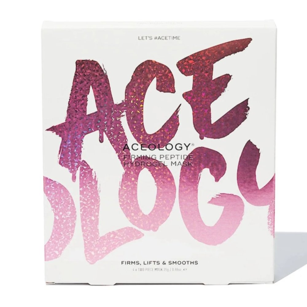 ACEOLOGY Firming Peptide Hydrogel Masks. Set Of 4. New/Never Opened